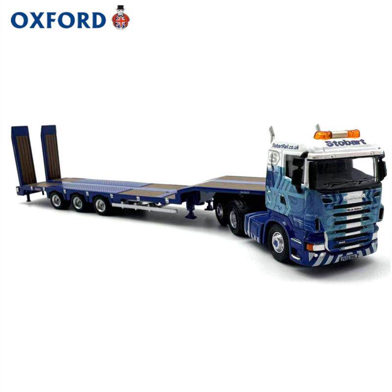 OXFORD斯堪尼亚卡车货车拖车半挂车汽车模型合金仿真收藏摆件1:76