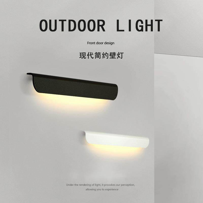 LED户外壁灯防水庭院阳台灯室外灯现代简约别墅花园外墙灯露台灯