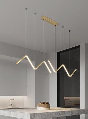 亚马逊餐厅灯现代简约风格创意个性设计感吧台led北欧餐桌灯外销