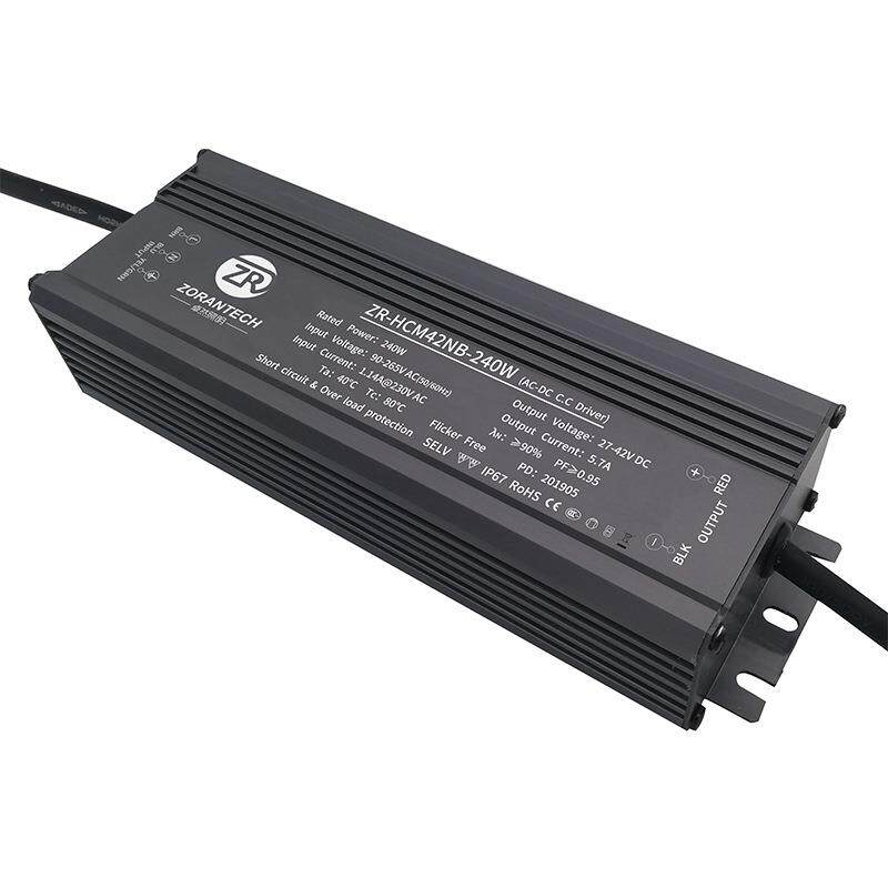 LED驱动电源240W球场灯恒流防水开关电源直流低压0/1-10V调光电源
