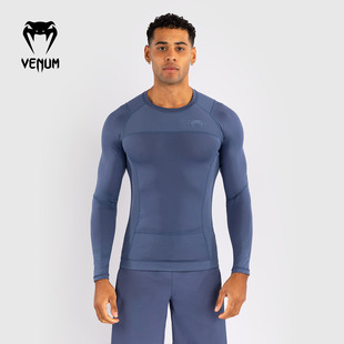 VENUM毒液G-Fit Air紧身健身衣压缩防磨男运动长袖拳击服训练上衣