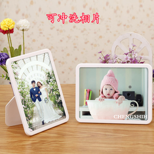 相框摆台7寸6寸8寸卡通10寸婚纱照片框创意组合儿童宝宝相架 韩式