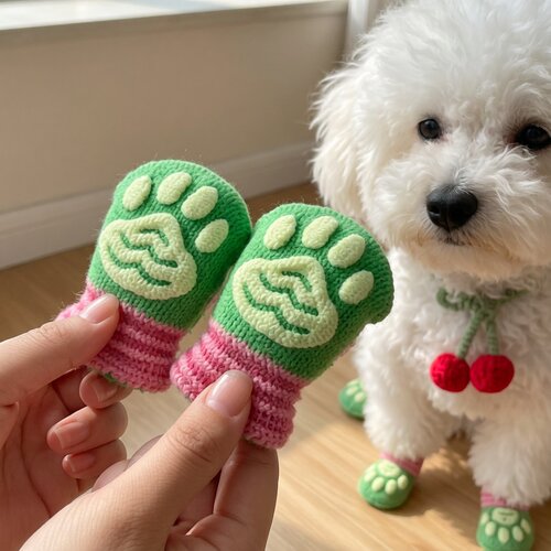 韩国Louisdog宠物袜子防滑防脏