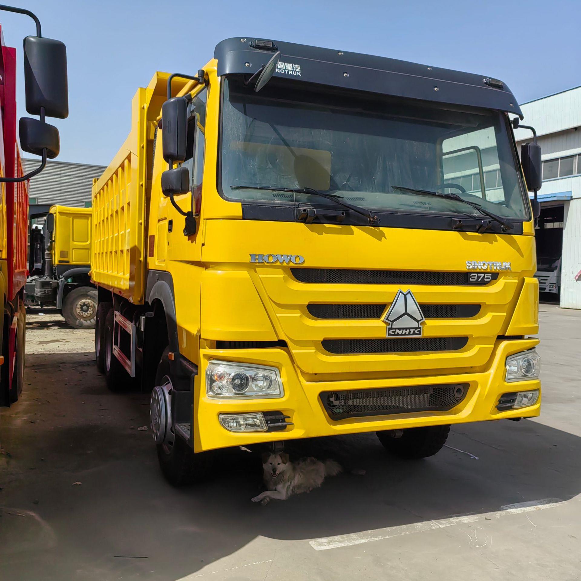 出口二手自卸车 HOWO双桥6x4 8x4 非洲 中亚 中东现货精品车况