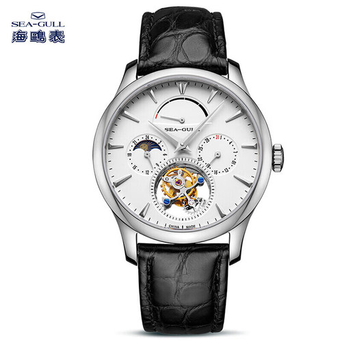 男士多功能陀飞轮手表海鸥表