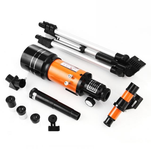 新品70mm Refraction Astronomical Telescope 150X Monocular Te
