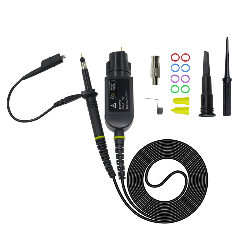 500M示波器无源探棒头P6500示波器探头X10衰减比示波器探针测试线