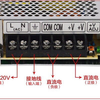 明纬120W开关电源型号MS/S-120-24 24V5A 12V10A 5V15V36V48V