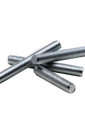 镀锌双头牙棒牙条通丝螺杆全螺纹全牙丝杆全牙M4M5M6M8M10M12M16
