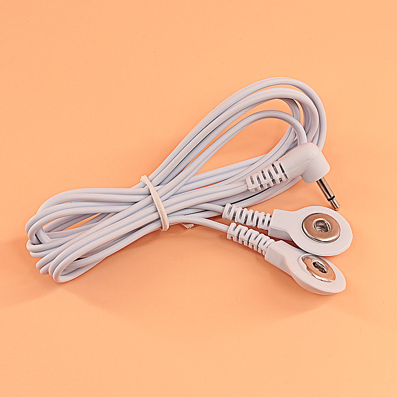 包邮数码经络理疗仪纽扣式导线按摩仪贴片连接按摩器配件电极线