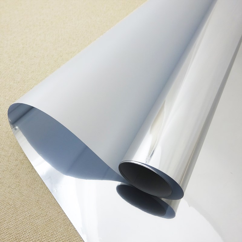 银色反光镜面磨砂玻璃贴膜不透明透光隔热膜遮光遮阳防窥窗户贴纸