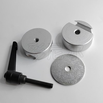 360多角度旋转光轴固定夹 顶针传感器万向双孔支架光电感应连接件