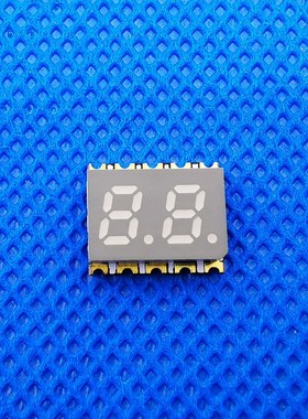 0.2英寸2位贴片动态数码管GS2022CR-G超薄数码屏SMD二位红色10脚