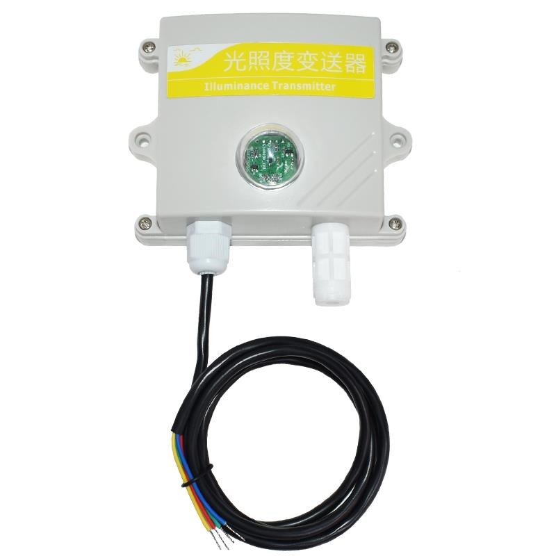 壁挂式光照度传感器BH1750温湿度大气气压变送器RS485照度计