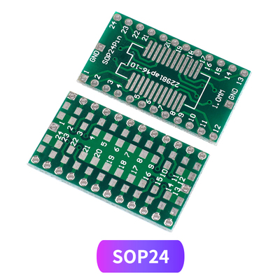 SOP转DIP转接板8/10/14SSOP20/28SOT223QFP32QFN44/48TQFP64FPC40