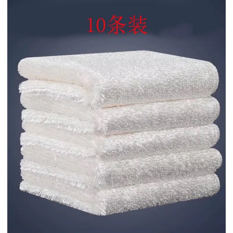速发竹纤维洗碗布不沾条毛0油大抹布吸水不掉1加厚去油洗碗巾双层