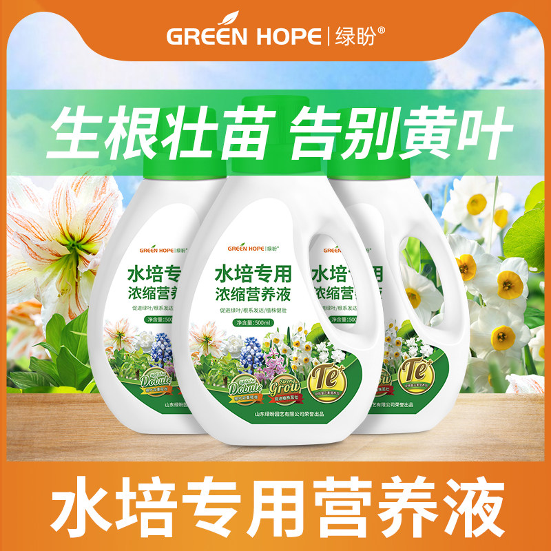 速发水培植物营养液通郁贵室内养花用金香花卉水养富型竹专用肥料