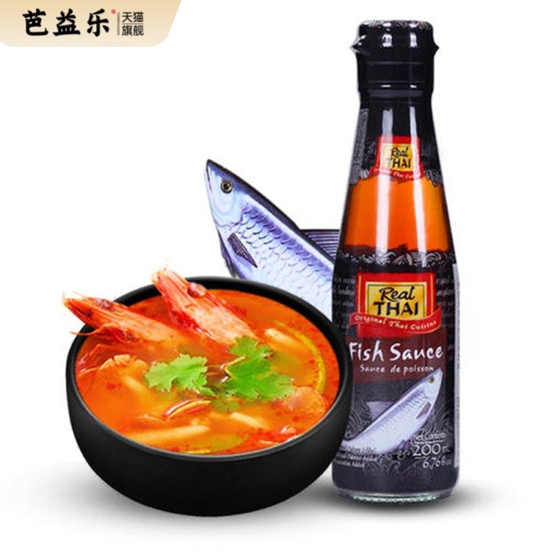 泰国丽尔泰鱼露200ml原装进口 泰国菜冬阴功汤调料泰式蒸鱼酱油