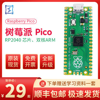 树莓派pico开发板套件主板编程扩展板python Raspberry pi RP2040