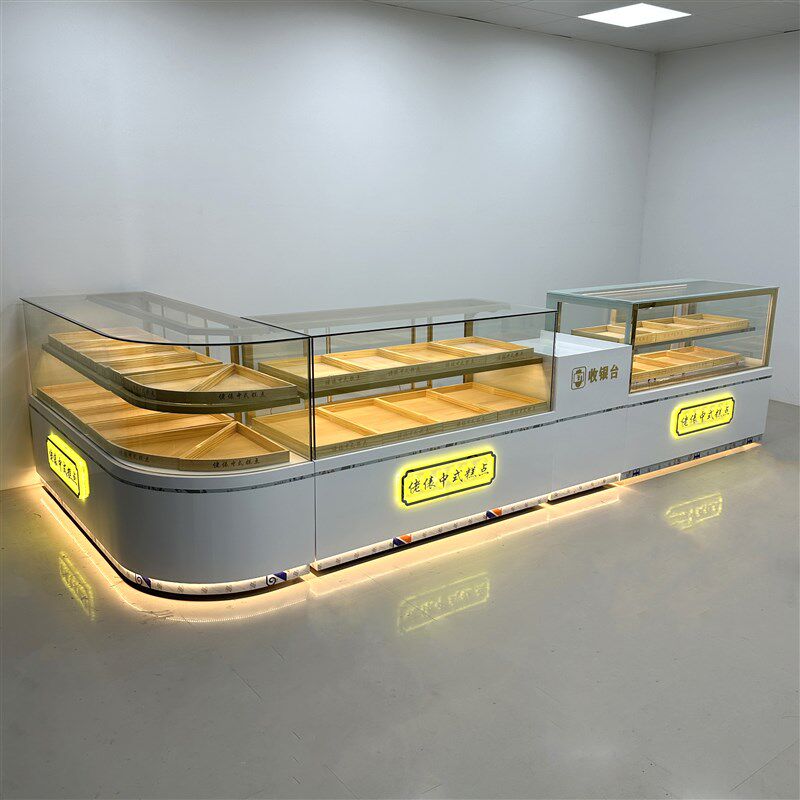 现货速发中式糕点展示柜小型宫廷糕点柜桃酥柜烘焙店面包西点冷藏