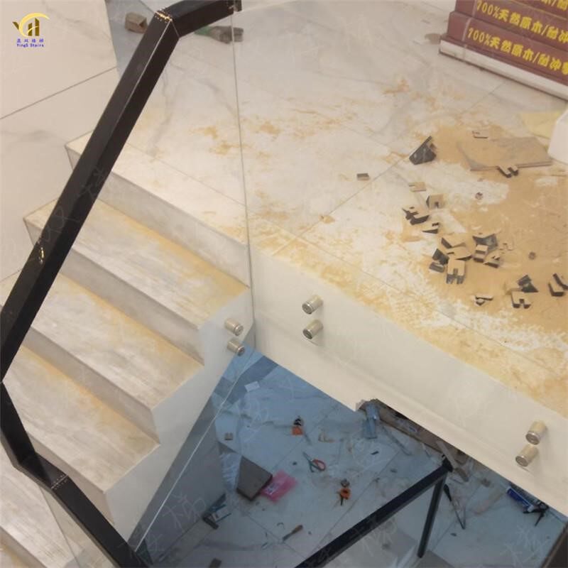 现货速发不锈钢栏杆楼梯玻璃扶手配件外挂墙面玻璃钉立柱玻璃固定