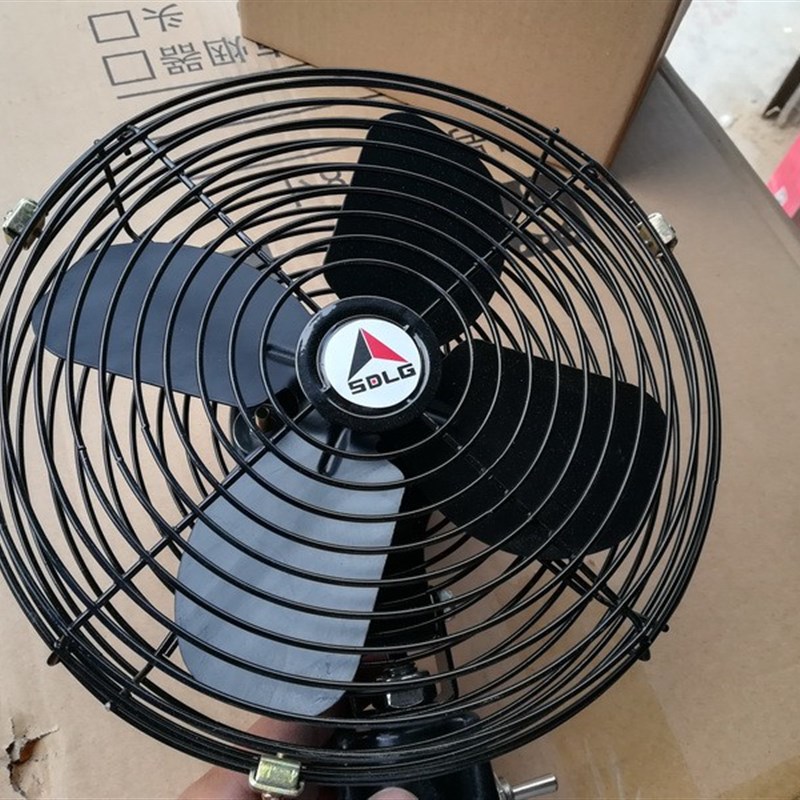 现货速发黑色全金属工程车货车6寸8寸车载风扇24v 12v强力制冷车
