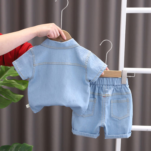 现货速发ddler Sumr Ba Boys os Suits Kids Deim Ll