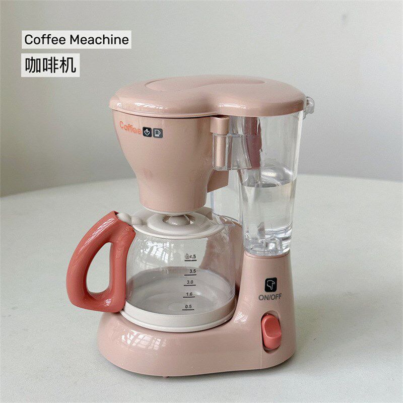 现货速发儿童过家家小家电电动洗衣机咖啡面包厨房饮水机玩具检池