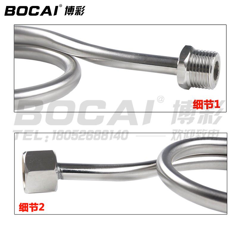 现货速发高压加厚04不锈钢压力表4分缓冲管M14*1.5弯管直角M20*1.