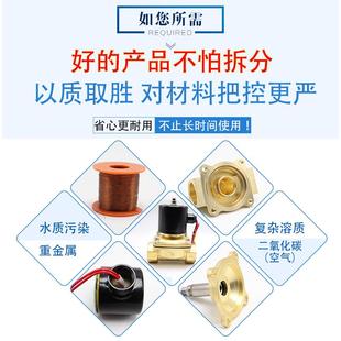 4分口径 气动全铜二位二通电磁阀水阀2W160 AC220V DC24V