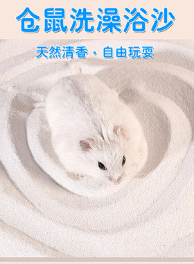 小仓鼠洗澡浴沙金丝熊浴室尿沙祛味洗澡沙木屑仓鼠专用精选浴沙