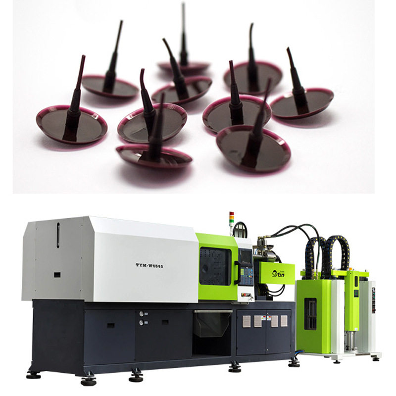 液态硅胶饭盒盖配件生产设备 液态硅胶膜片LSR硅胶注塑机