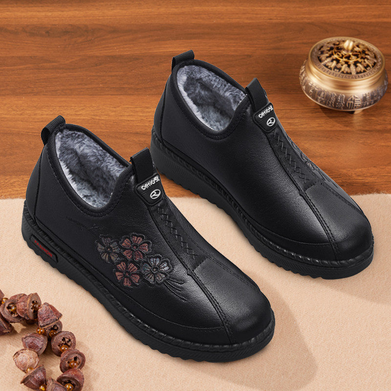 老北京布鞋女冬季加绒保暖老人棉鞋软底老太太妈妈防滑软底奶奶鞋,女鞋,高帮鞋,淘宝优惠券,粉丝福利购,淘宝优惠卷