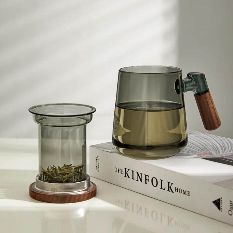 日式玻璃泡茶杯茶水分离耐高温水杯男女士办公室个人家用茶道杯子,餐饮具,茶杯,淘宝优惠券,粉丝福利购,淘宝优惠卷