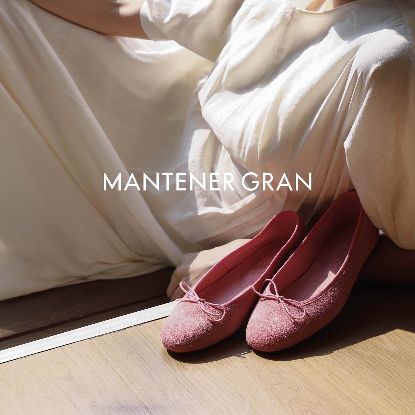 MantenerGran粉色单鞋女真皮牛反绒一脚蹬浅口平底鞋 MG女鞋