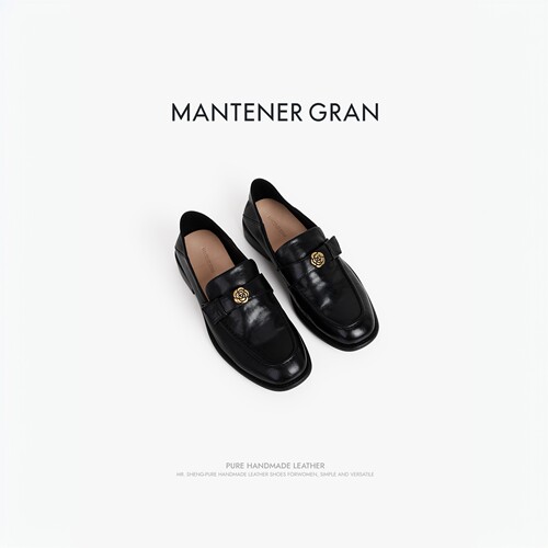 MantenerGran乐福鞋复古港风