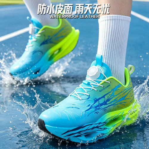 官方旗舰店男童皮面运动鞋