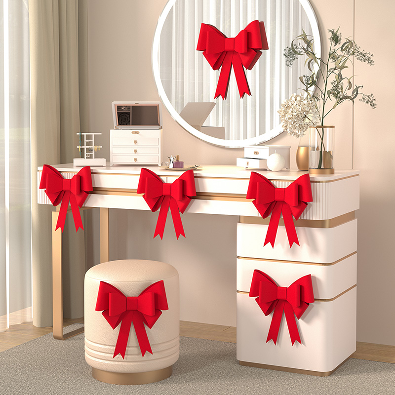 速发蝴蝶结婚大喜字贴婚房布置套装结婚装饰婚礼卧室礼门囍贴字