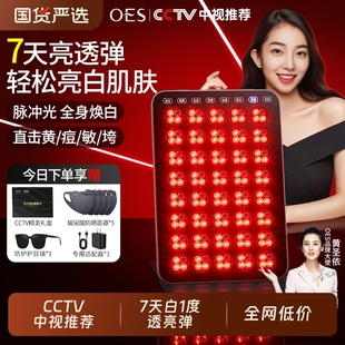 OES大排灯美容仪家用红蓝光脸部全身嫩肤美白修复祛痘面罩LED神器