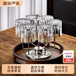 青苹果玻璃喝水杯子高级感家用待客套装泡茶啤咖啡杯具高硼硅水壶