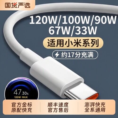 金标适用小米120/100/90/67/33W