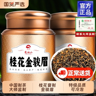 龙地山2025新茶桂花金骏眉红茶特级养正宗胃茶叶自己喝冷泡茶罐装