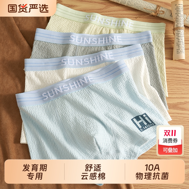 青少年内裤男童发育期初高中生