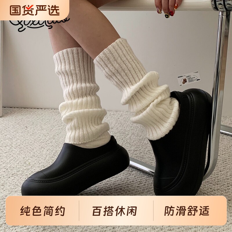 细细条软厚底防滑女士防水大头鞋懒人春夏季休闲韩版学生半拖鞋