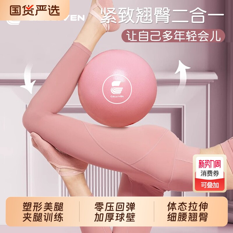 瑜伽球小球普拉提训练盆底肌健身核心俞珈器材运动弹力25cm大球