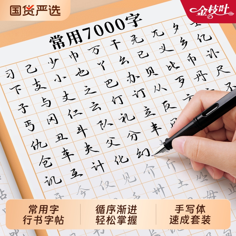 行书字帖成人练字基础速成套装