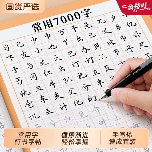 行书字帖成人练字基础速成套装