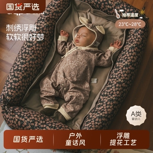 宝宝连体衣哈衣小月龄 aqpa爱帕新生儿婴儿衣服春秋新款 森林秘境