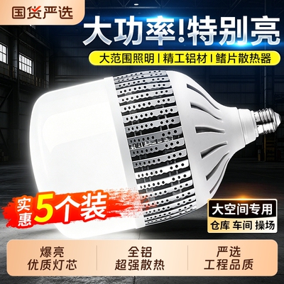 【巨无霸灯泡】精工铝材超强散热