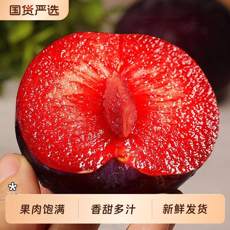 河南西峡李子新鲜血丝玫瑰李红肉恐龙蛋黑布林李当季孕妇水果红心